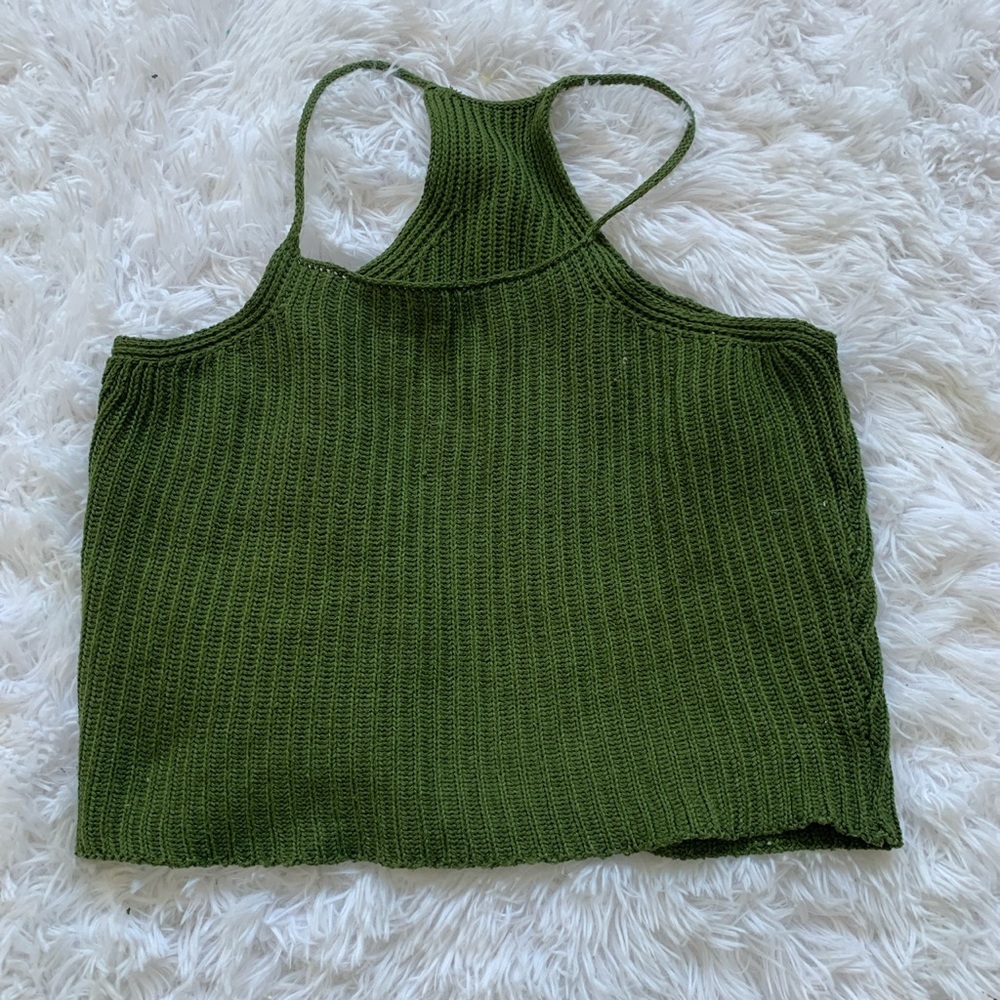 knitted crop top